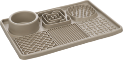 LICK PAD PENGU TAUPE RECTANGULAR 30,5x20,5CM