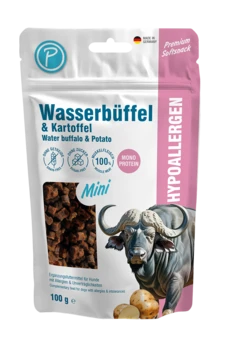 Petlando Hypoallergen Mini Softsnacks med Vandbøffel - 100 g