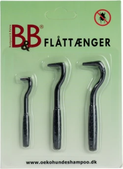 B&B Flåttænger - Sampak 3 stk.
