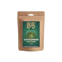 Sortkommen - Superfood topping 100 g.