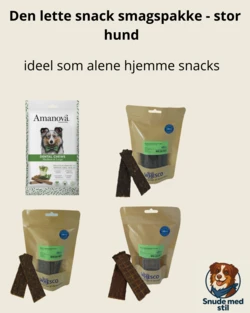 Den lette snack smagspakke - stor hund
