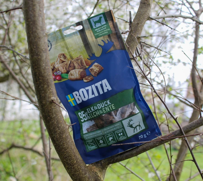 Bozita Snacks Meaty Bites Elk & Duck 70g