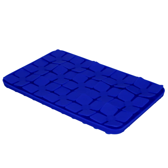 Eat Slow Live Longer Lick Mat – Blomst (Blå)