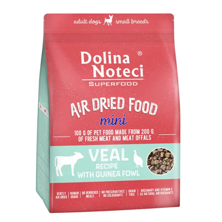 Dolina Noteci SUPERFOOD MINI - Kalv og perlehøne 1 kg