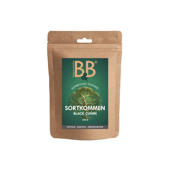 Sortkommen - Superfood topping 100 g.