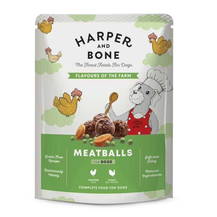 Harper & Bone Flavours Of The Farm Meatballs - 300 g