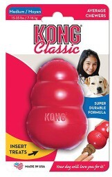 KONG Classic Rød L 11x7 cm.