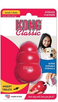 KONG Classic Rød S 8x5 cm.