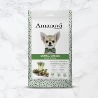 Amanova 7 x Dental Chews - Tandpleje til små & mini hunde - 110 g